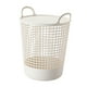 thumbnail image 1 of Cesta de almacenamiento de plástico, cesta de lavandería grande con tapa, cesta de ropa sucia, cesta de almacenamiento portátil, 1 of 6