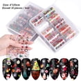 thumbnail image 5 of Pegatinas de uñas de Halloween y Navidad ANGGREK 10 piezas Adorno de manicura navideño, 5 of 5