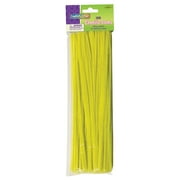 Creativity Street Chenille Stems, Regular, Yellow 100/Pkg.