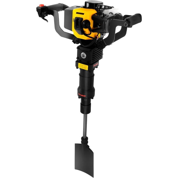 Miumaeov 1900W Portable Excavator，52CC Two-strokeTrench Digger Garden Tree Digger，Gas Powered Garden Tree Digger with Shovel for Planting