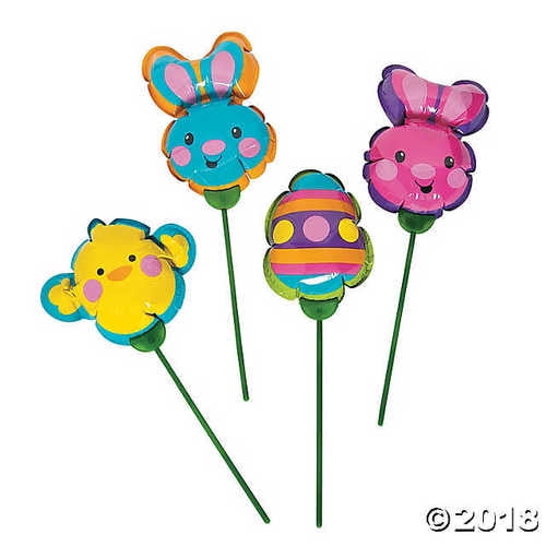 SelfInflating Easter Mylar Balloons