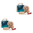 thumbnail image 2 of Ounissouiy Juguete para niños Peluche lindo y tierno Golden Retriever Peluche Golden Retriever Juguete Peluches Paquete 1 paquete 1 2piezas, 2 of 6