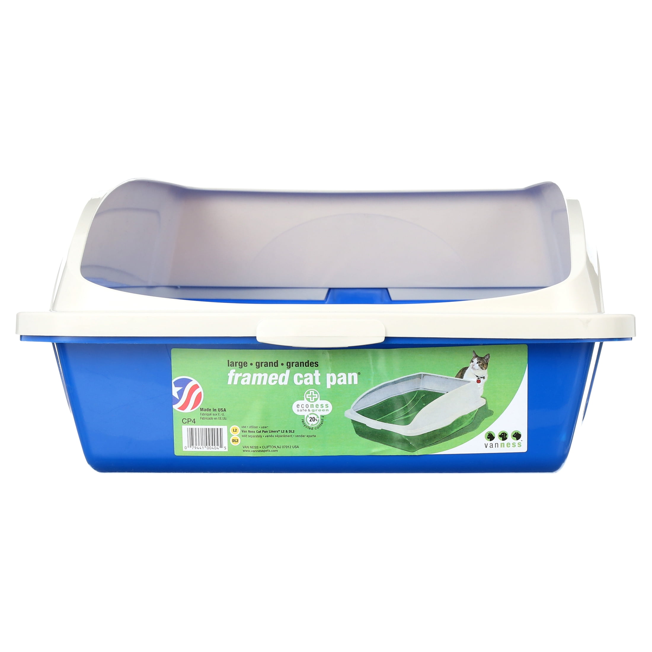 Van Ness Large Framed Cat Pan (Cat Litter Box with Rim Van Ness Large Framed Cat Pan (Cat Litter Box with Rim