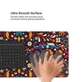 thumbnail image 5 of Disketp Colorful Mexican2 Gaming Mouse Mat Long Extended Mouse Pad Desk Mat Non-Slip Rubber Mice Pads Stitched Edges(315.5 x 16 x 0.12 Inches), 5 of 8