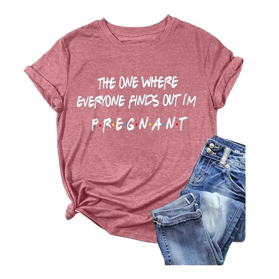 JLFKNG Womens Tee Shirts Summer Fit Comfortable Modern Theme Letter Printed Cotton Short Sleeve T Shirt Top Lounge Clothing For Women