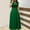 Green Casual Dresses for Women 2023, variant on Dyegold Sundresses for Women Casual Beach - Maxi Long Boho Dress for Women Round Neck Short Sleeve High Waist Solid Color Flowy Swing Loose Elegant ​​Sundresses