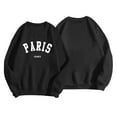 thumbnail image 2 of DHFJKG Women's Oversized Pullover Letter Printed Long Sleeve Round Neck Hoodless Tops Stylish Sweatshirt, 2 of 4