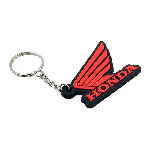 Hot Selling Cartoon Motorcycle Keychain Rubber Key Ring Pendant Small Gift Activity Gift Foreign Trade Key Chain