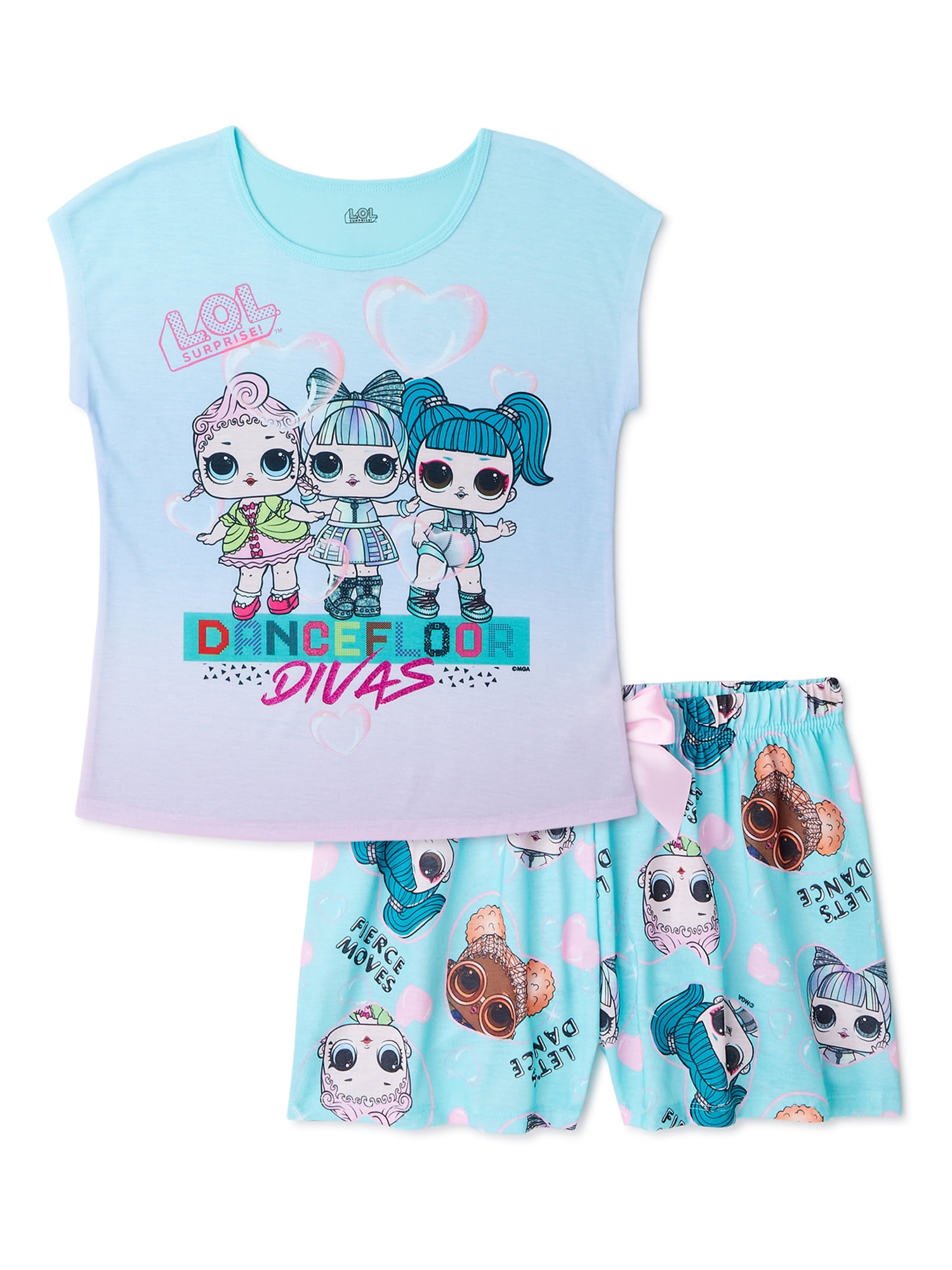 Dolls Pyjamas for Girls Soft Cotton PJ Set Confetti Pop Lil Sisters Pyjama Sets L.O.L Surprise
