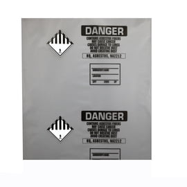 TM Poly 30 X 40 Clear 6 mil Polyethylene Disposal Bag, 75 Bags/Roll (3 Rolls)