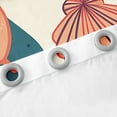 thumbnail image 3 of Erosebridal Flip Flops Curtains and Drapes (38x45), Beach Slippers 30%-50% Blackout Curtains for Bedroom, Seashell Curtains for Living Room, Window Drapes Room Decor, 3 of 6