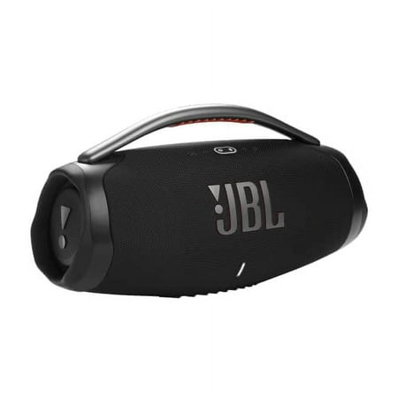 Restored JBL Boombox 3 Portable Bluetooth Speaker Powerful Sound and Bass (Black) (Refurbished)