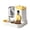 Yellow, variant on ZORVINEX 2-in-1 Pet Food and Water Dispenser - Automatic Large Capacity Self-Feeder with Siphon Leak Prevention for Small and Medium Dogs & Cats,Pink