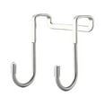thumbnail image 2 of 3Pcs Over The Door Hooks Over The Door Hanger Sturdy Metal Double Hanger Hook Door Hooks for Hanging Clothes Robes Hats Coats By PULMCheerger, 2 of 8