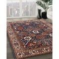 thumbnail image 2 of Ahgly Company Indoor Square Mid-Century Modern Pink Oriental Area Rugs, 6' Square, 2 of 6