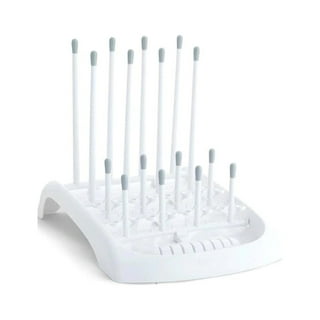 OXO Tot Space Saving Drying Rack  Free up valuable bench space with this  clever baby bottle drying rack. With a compact design that makes a big  impact, the OXO Tot Space