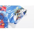 thumbnail image 5 of SSLR Big Boys' Santa Claus Party Tropical Ugly Hawaiian Christmas Shirts Casual Button Down Shirts, 5 of 8