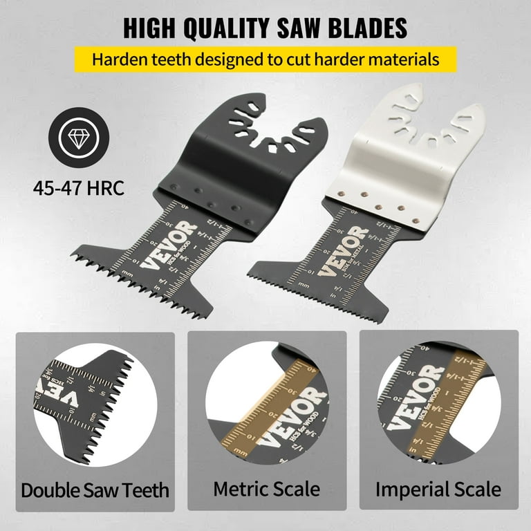Generic 50 Pcs BI-Metal Oscillating Tool Blades, Professional Universal Oscillating  Saw Blades, Metal/Wood/Iron