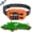 Orange, variant on GPS Wireless Dog Fence System, Custom Polygon Boundary Electric Fence for Dogs with Adjustable Warning Strength, Safe Zone Radius 49-6561Ft, IPX7 Waterproof Invisible Fence