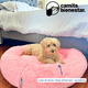 thumbnail image 2 of Camita Bienestar Cama Redonda Antiestrés para Perros Doble Vista Memory Foam Mediana 80cm - Rosa, 2 of 2