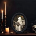 thumbnail image 6 of Aonerit 5 Inch Halloween Decorative Photo Frame, Vintage Spooky Picture Display, Wall Mounted Fall Home Decor, Creepy Memo Holder, Living Room Bedroom Gallery Art, 6 of 8