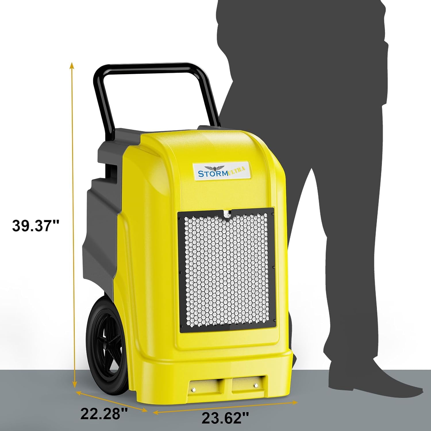 AlorAir Commercial Dehumidifier with Pump Drain Hose, 190 Pints Smart WiFi Industrial Dehumidifiers Large Capacity for Basements, Garages, Mall & Job Sites, 5 Years Limited Warranty