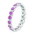 thumbnail image 3 of Sterling Silver Stackable Expressions October Swarovski Ring Size 8, 3 of 3