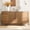 Walnut, variant on WAMPAT 61" Accent Cabinet with 4 Doors and Adjustable Shelves, Modern Credenza Storage Cabinet with Minimalist Reeded Design for Living Room, Kitchen, Dining Room, Hallway