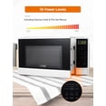 thumbnail image 3 of Commercial Chef CHCM11100W 1.1 Cu. Ft.. Horno Microondas de Pies, Blanco, 3 of 7
