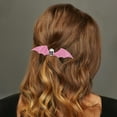 thumbnail image 2 of Unique Bargains 1 Pc Hair Clip Halloween Funny Bat Wing Skull Hair Clips for Women Pink, 2 of 5