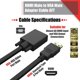 thumbnail image 5 of Adaptador de convertidor de cable a VGA para monitor de escritorio Hdtv PC Video 1080P 6 pies, 5 of 5