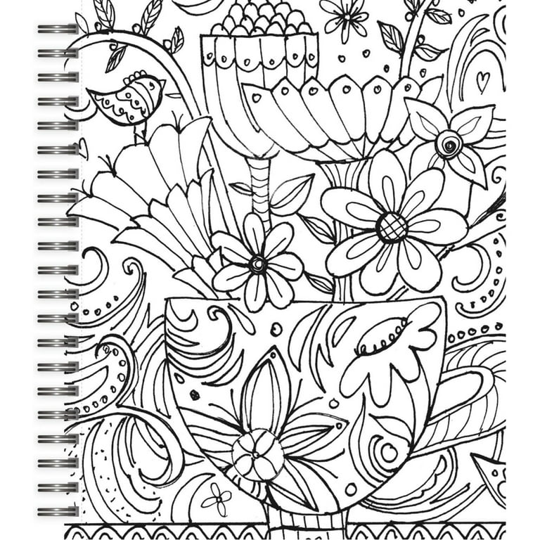 DDI 2345912 Nature - Adult Coloring Book and Colored Pencil Relax