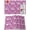 Purple, variant on Valentines Placemats Love Heart with Wing Valentines Day Place Mats for Dining Room Romantic Sweet Love Purple Washable Table Mats for Kitchen Dining Decorations Set of 4