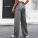 thumbnail image 4 of Pantalones de Mujer Pantalones Casuales Cordón de Cintura Larga con Bolsillo, Poliéster Todas las Estaciones de Ocio, 4 of 7