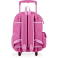 thumbnail image 2 of Large Rolling Backpack - Dora the Explorer - Flowers School Bag New 817098, 2 of 2