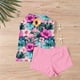 thumbnail image 5 of TaTaai Floral Print Two Piece Bikini Set, Women's Backless Swimsuit with Split Design, Removable Padding for Beach and Vacation Gift, 5 of 6