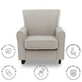 thumbnail image 4 of Delta Children Lancaster Rocking Chair Featuring Live Smart Fabric, Linen, 4 of 9