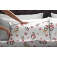 thumbnail image 3 of Pointehaven  Superior Weight Cotton Deep Pocket Flannel Bed Sheet Set Penguin California King Animal Print, 3 of 6