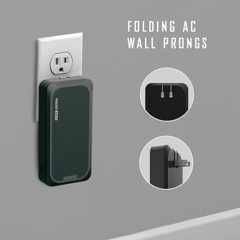 Pocket Juice Endurance AC 10,000mAh, Portable Power Bank Charger Pocket Juice Endurance AC 10,000mAh, Portable Power Bank Charger