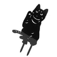 thumbnail image 1 of Cat Garden Stake, Wind Protection Decorative Black Cat Garden Sign  For Yard, 1 of 8