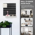 thumbnail image 2 of 1 Set Pegboard Shelf Organizer Pegboard Display Shelves Portable Wall-Mounted Rack, 2 of 9
