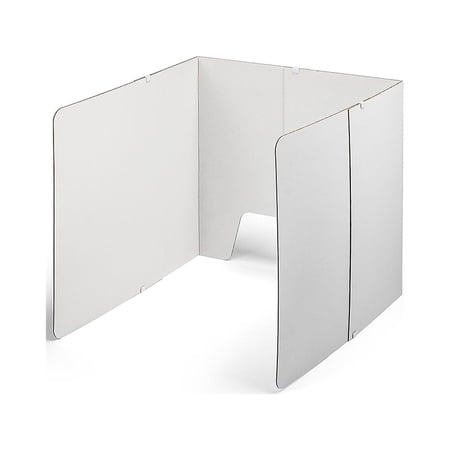 UPC: 0600137842797 | Classroom Products 23  Tall Adjustable Computer Privacy Shield White 10/Pack (2310 WH)