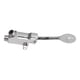 thumbnail image 5 of Válvula de pedal de pie para grifo, válvula de pedal de pie, interruptor de control de pedal de piso de acero inoxidable plateado para ahorro de agua para lugar público, 5 of 14