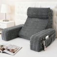 thumbnail image 1 of Almohada de Lectura Selectico 19" con Brazos y Bolsillos Gris, 1 of 8