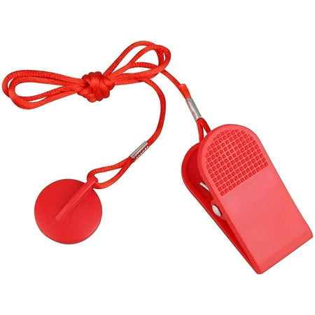 Redliro Treadmill Universal Magnet Safety Key Clip Red for All Redliro, Costway, NordicTrack, Proform, Weslo Treadmills