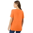 thumbnail image 2 of Woman Within Plus Size Perfect Short-Sleeve Crewneck Cotton Tee, 2 of 6