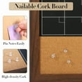 thumbnail image 6 of Large Chalkboard Calendar & Corkboard for Wall, 36"x24" Chalkboard Magnetic Dry Erase Monthly Calendar Chalkboard, Hanging Chalkboard Cork Board Combo, Calendar Bulletin Board for Home Kitchen Office, 6 of 9