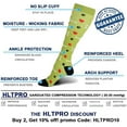 thumbnail image 3 of Compression Socks for Women & Men - 4 Pairs Best for Running, Sport, Nurse, Travel, Edema, 3 of 5
