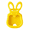 Yellow, variant on Easter Bunny Can Opener, Manual Pull Tab Opener For Cans, Fun Kitchen Tool For S & Teens, Easy Grip Design, Ideal For Home Kitchen Use