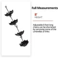 thumbnail image 5 of NACH Decorative Heavy Duty Umbrella Rain Chain, Cast Iron, 8ft (JS-RNC007), 5 of 5